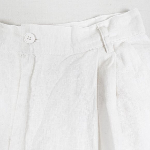 LITTLE LIES Linen Wide Leg Pants Women's Medium Lightweight Summer Beach Trouser - Picture 5 of 11